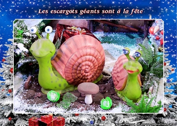 Village du Père Noël (072) Escargots géants